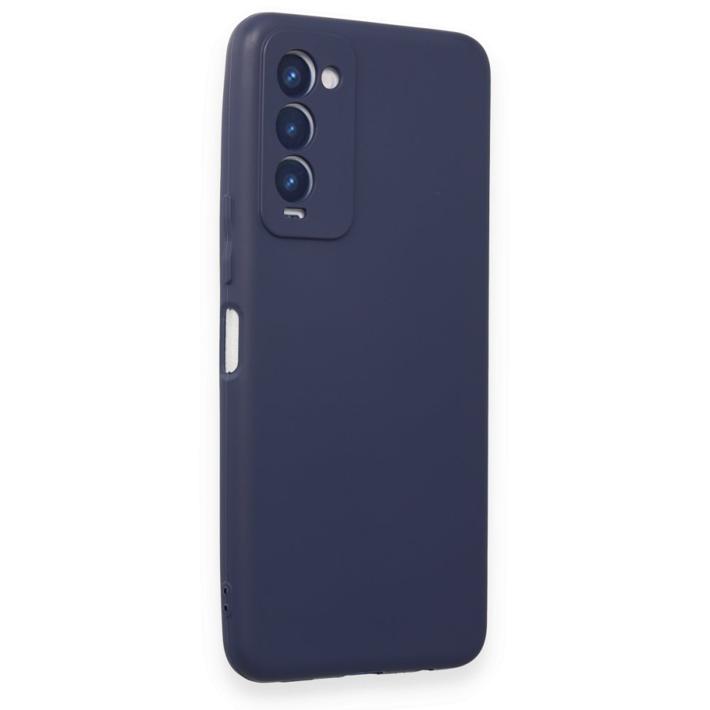 Tecno Camon 18 Kılıf First Silikon - Lacivert Tecno Camon 18 Kılıf First Silikon - Lacivert