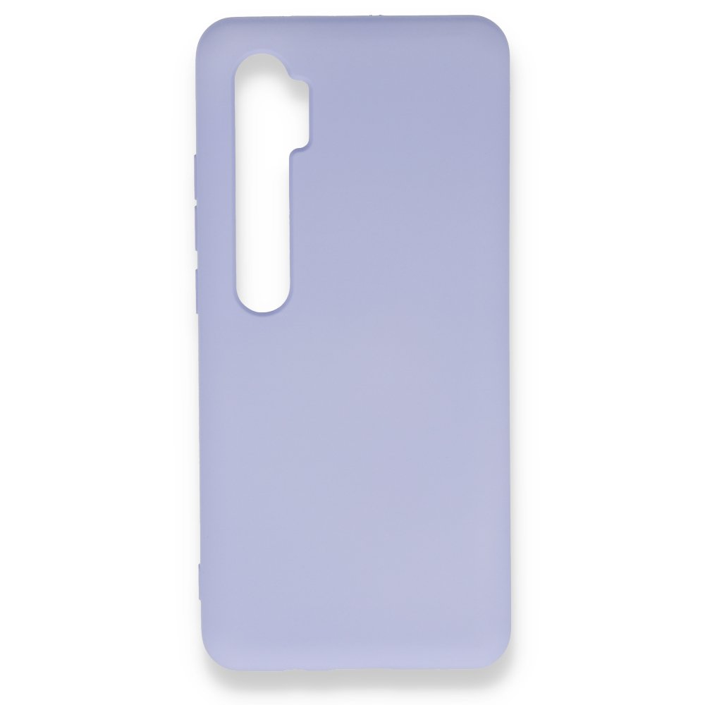  Xiaomi Mi Note 10 Lite Kılıf Nano içi Kadife Silikon - Lila