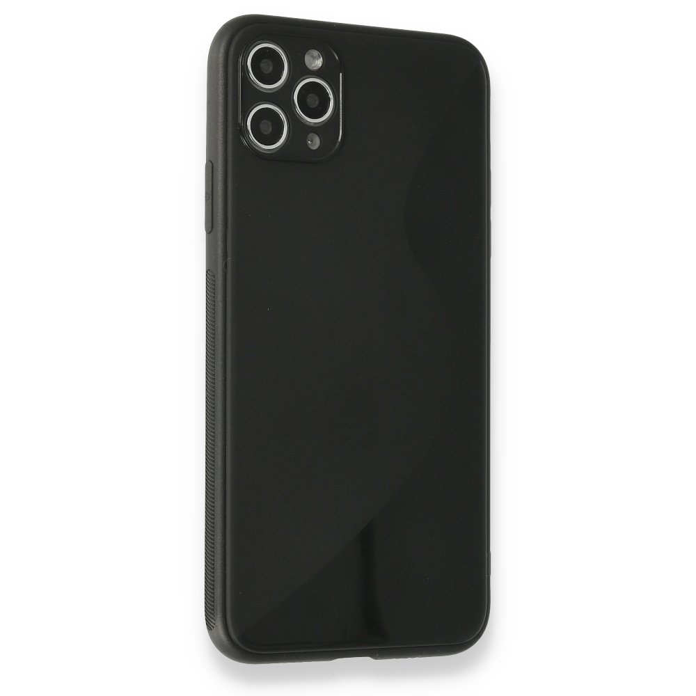  iPhone 11 Pro Max Kılıf S Silikon - Siyah