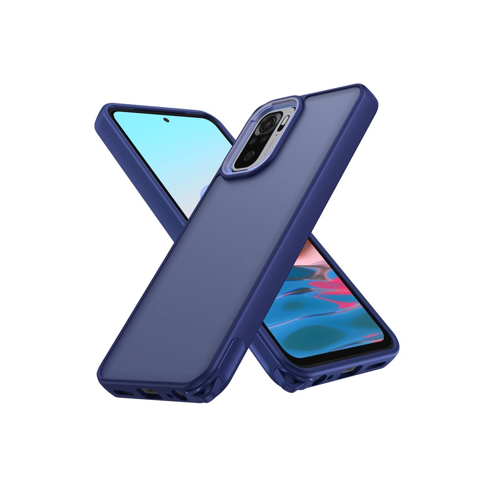  Xiaomi Poco M5s Kılıf Elegant Kapak - Lacivert