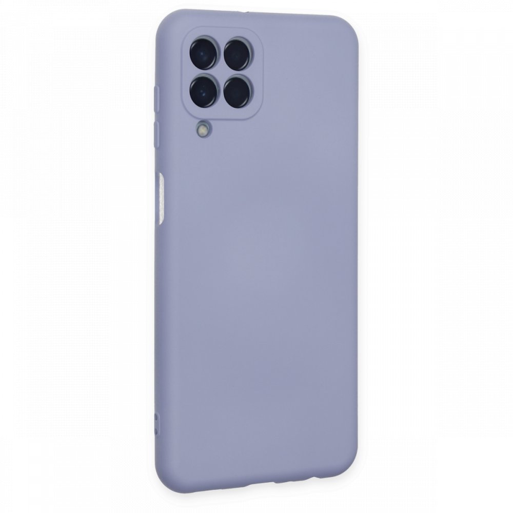  Samsung Galaxy M33 Kılıf Nano içi Kadife Silikon - Lila