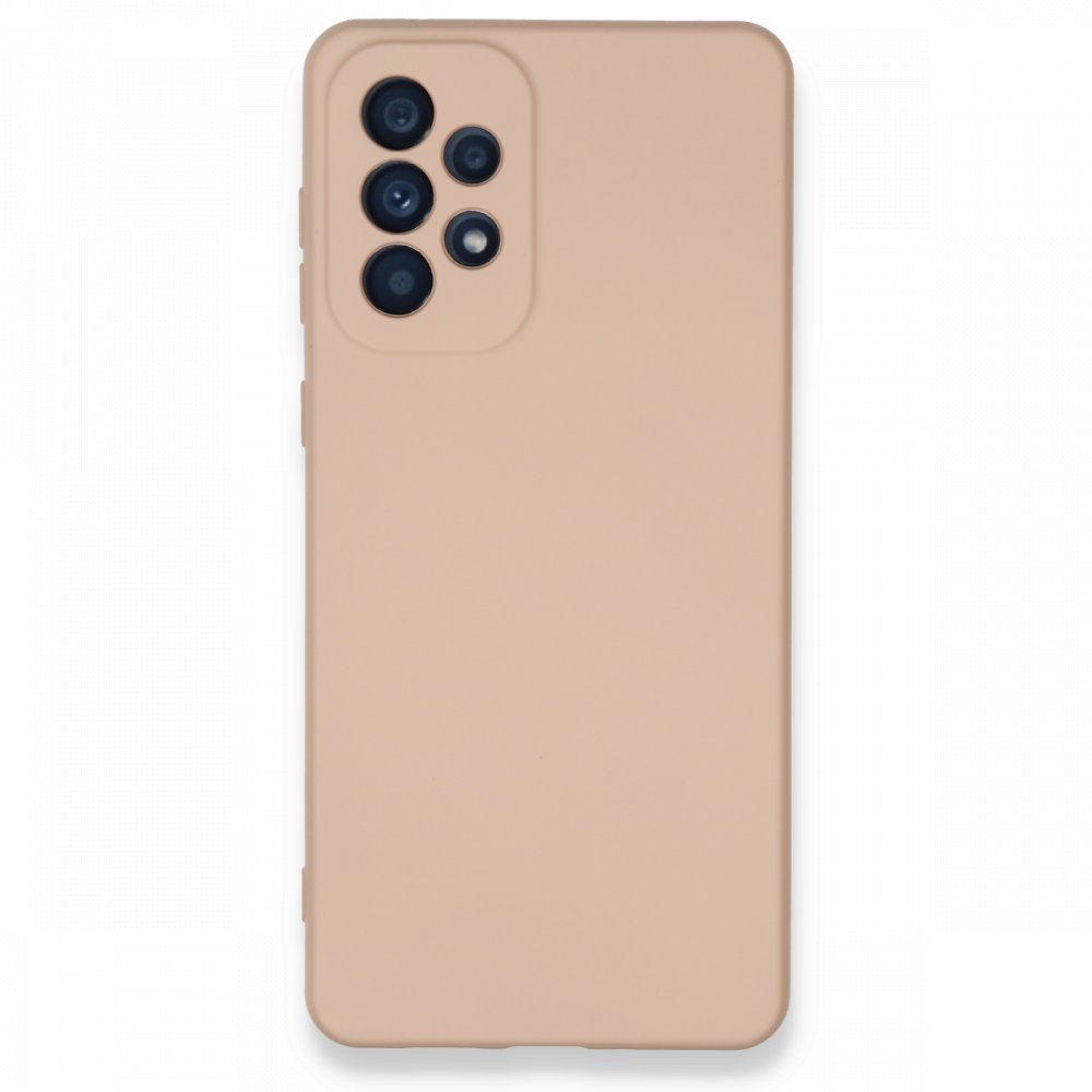  Samsung Galaxy A73 5G Kılıf Nano içi Kadife Silikon - Pudra