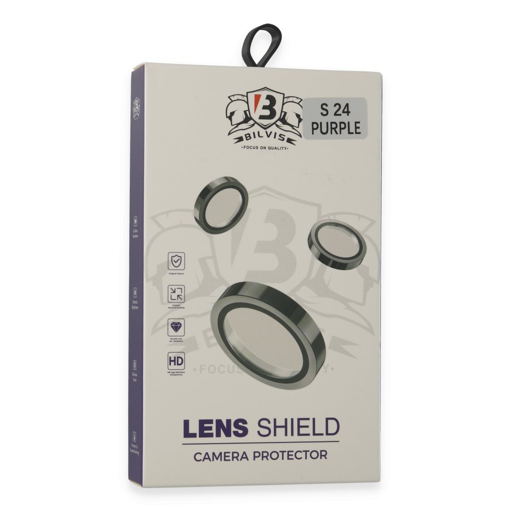  Samsung Galaxy S24 Bilvis Titan Kamera Lens - Derin Mor