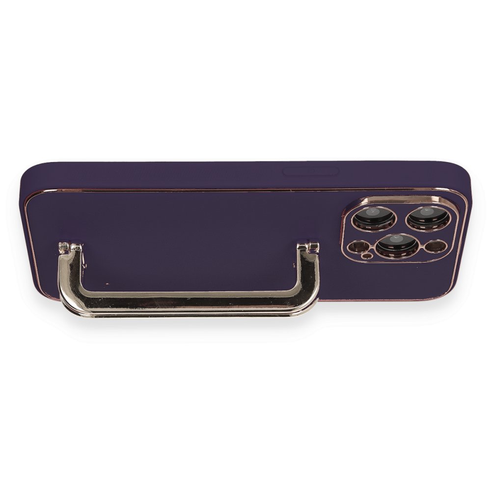 iPhone 14 Pro Kılıf Coco Elit Kapak - Derin Mor  iPhone 14 Pro Kılıf Coco Elit Kapak - Derin Mor