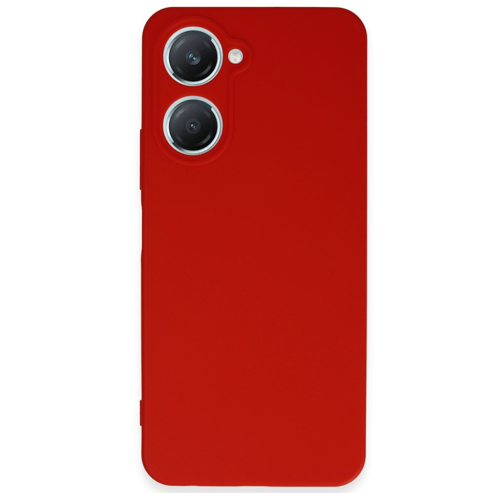  Vivo Y18 Kılıf First Silikon - Kırmızı