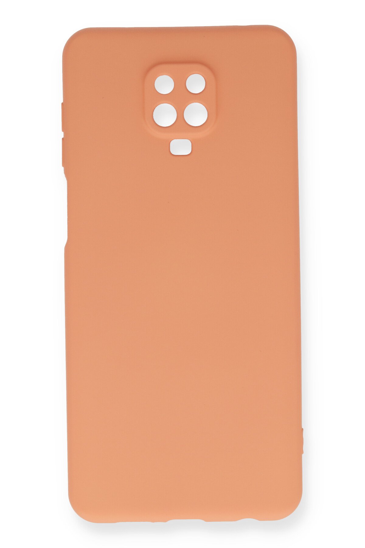 Redmi Note 9 Pro Kılıf Nano içi Kadife Silikon - Turuncu Redmi Note 9 Pro Kılıf Nano içi Kadife Silikon - Turuncu