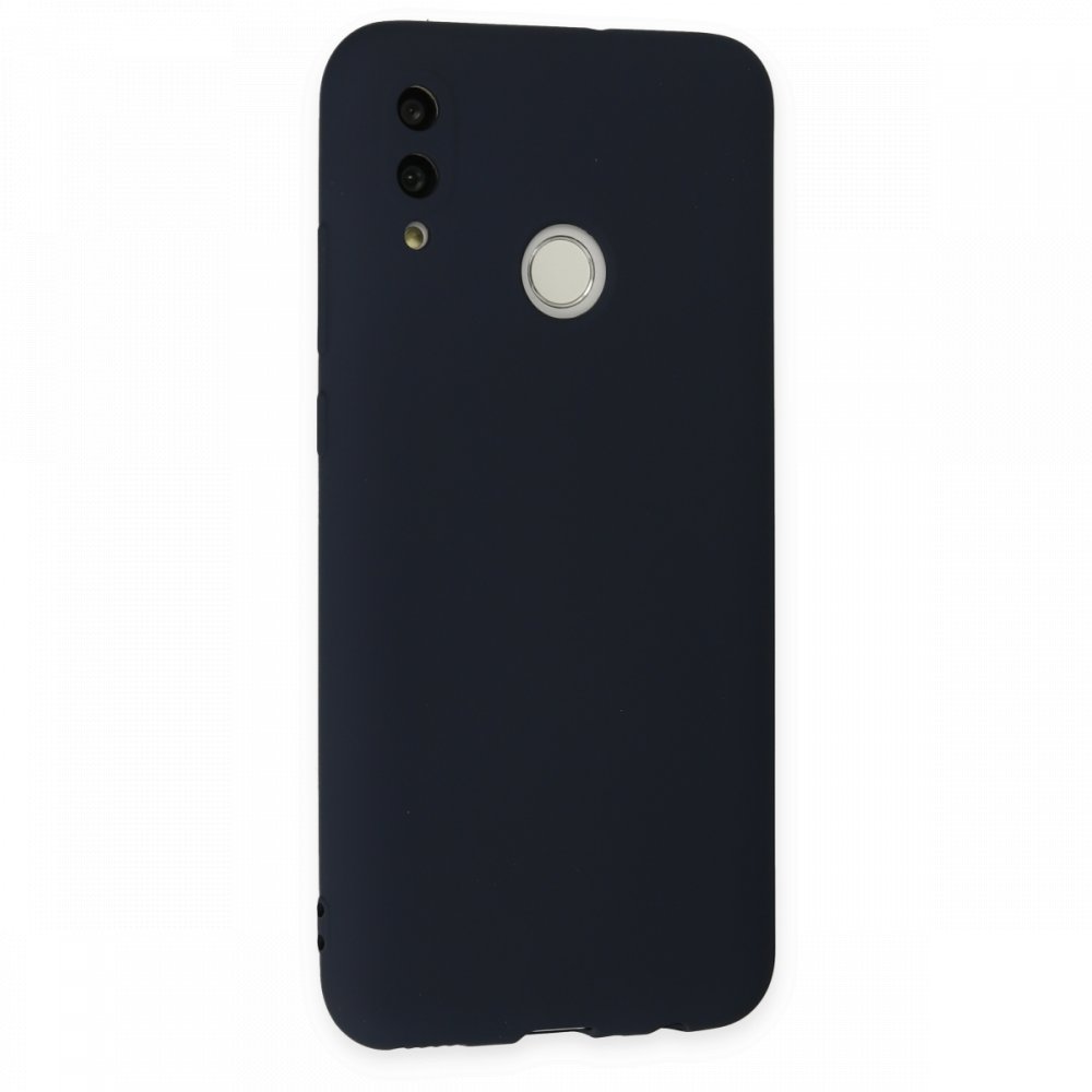 Huawei P Smart 2019 Kılıf Nano içi Kadife Silikon - Lacivert  Huawei P Smart 2019 Kılıf Nano içi Kadife Silikon - Lacivert
