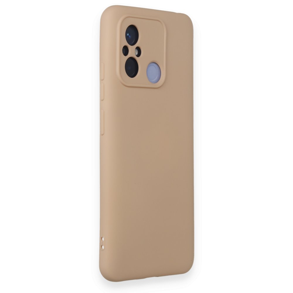 Redmi 12C Kılıf Nano içi Kadife Silikon - Pudra