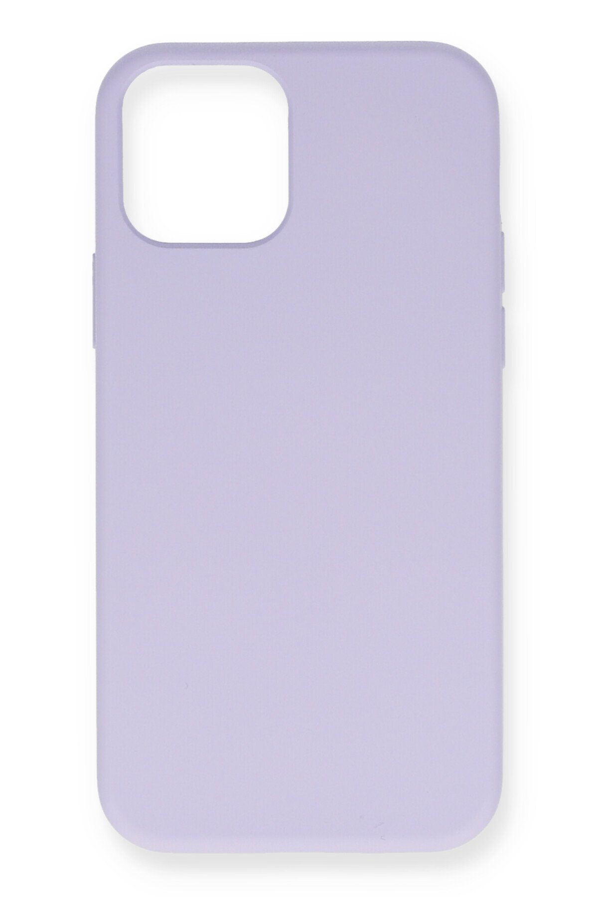  iPhone 12 Kılıf Nano içi Kadife Silikon - Lila