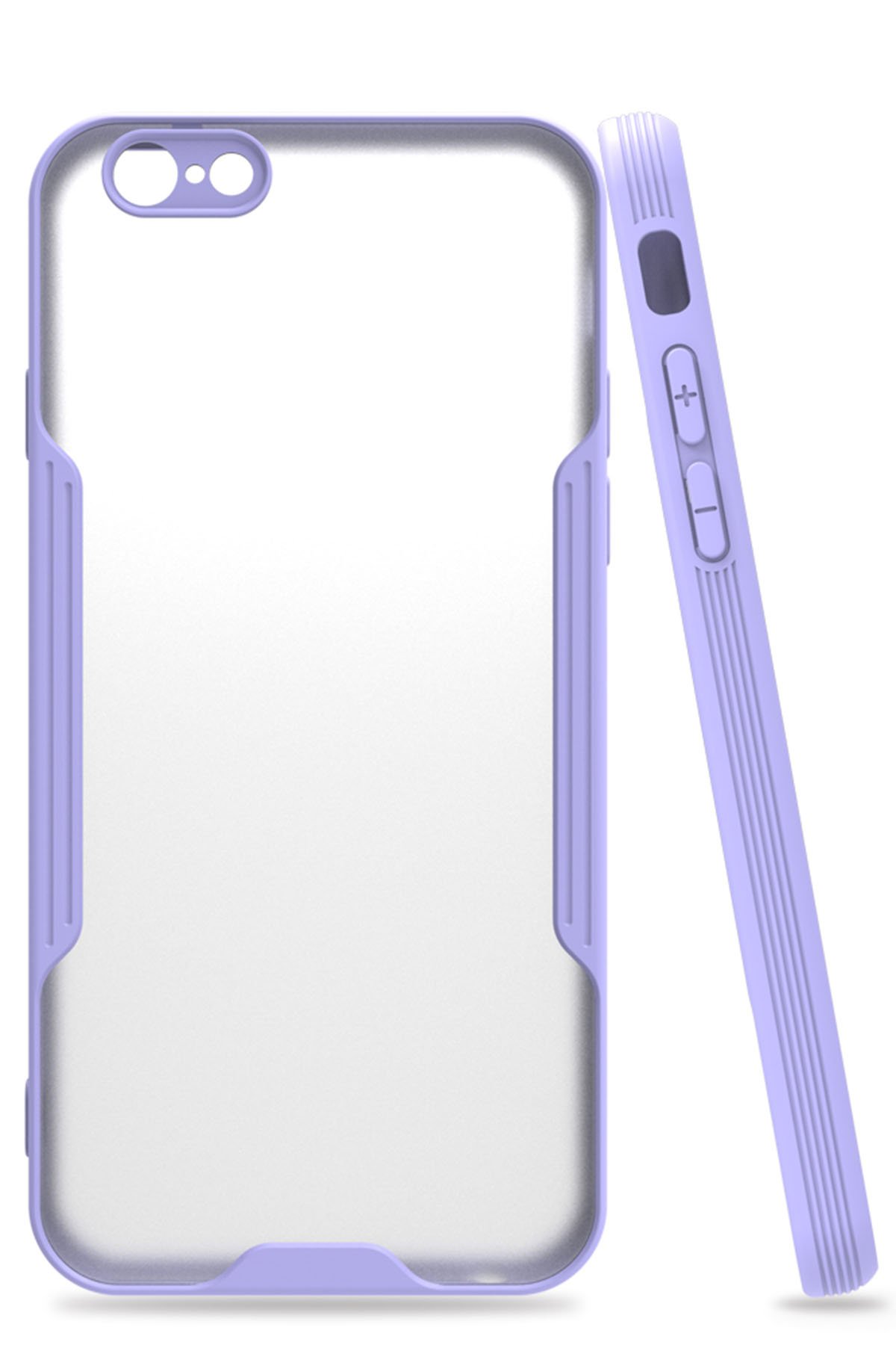 iPhone 6 Kılıf Platin Silikon - Lila  iPhone 6 Kılıf Platin Silikon - Lila