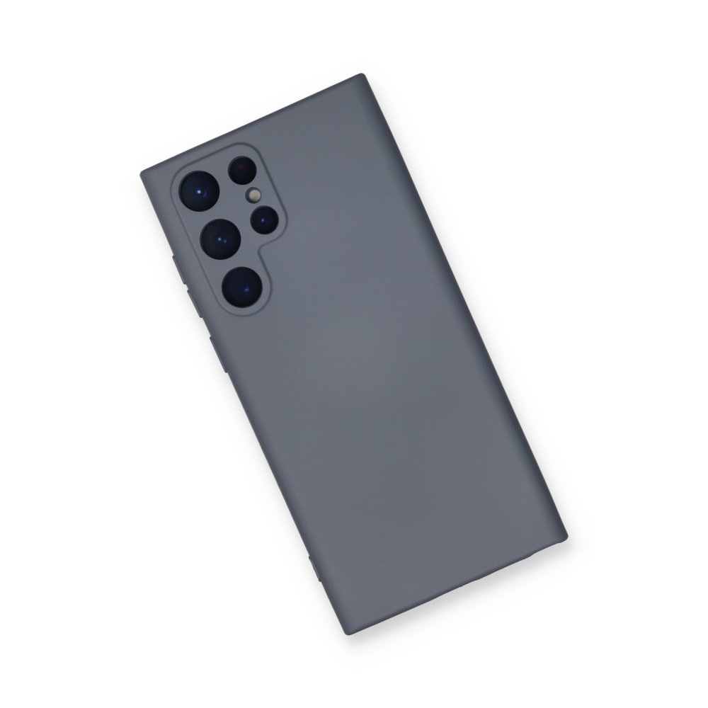 Samsung Galaxy S24 Ultra Kılıf Nano içi Kadife Silikon - Gri Samsung Galaxy S24 Ultra Kılıf Nano içi Kadife Silikon - Gri