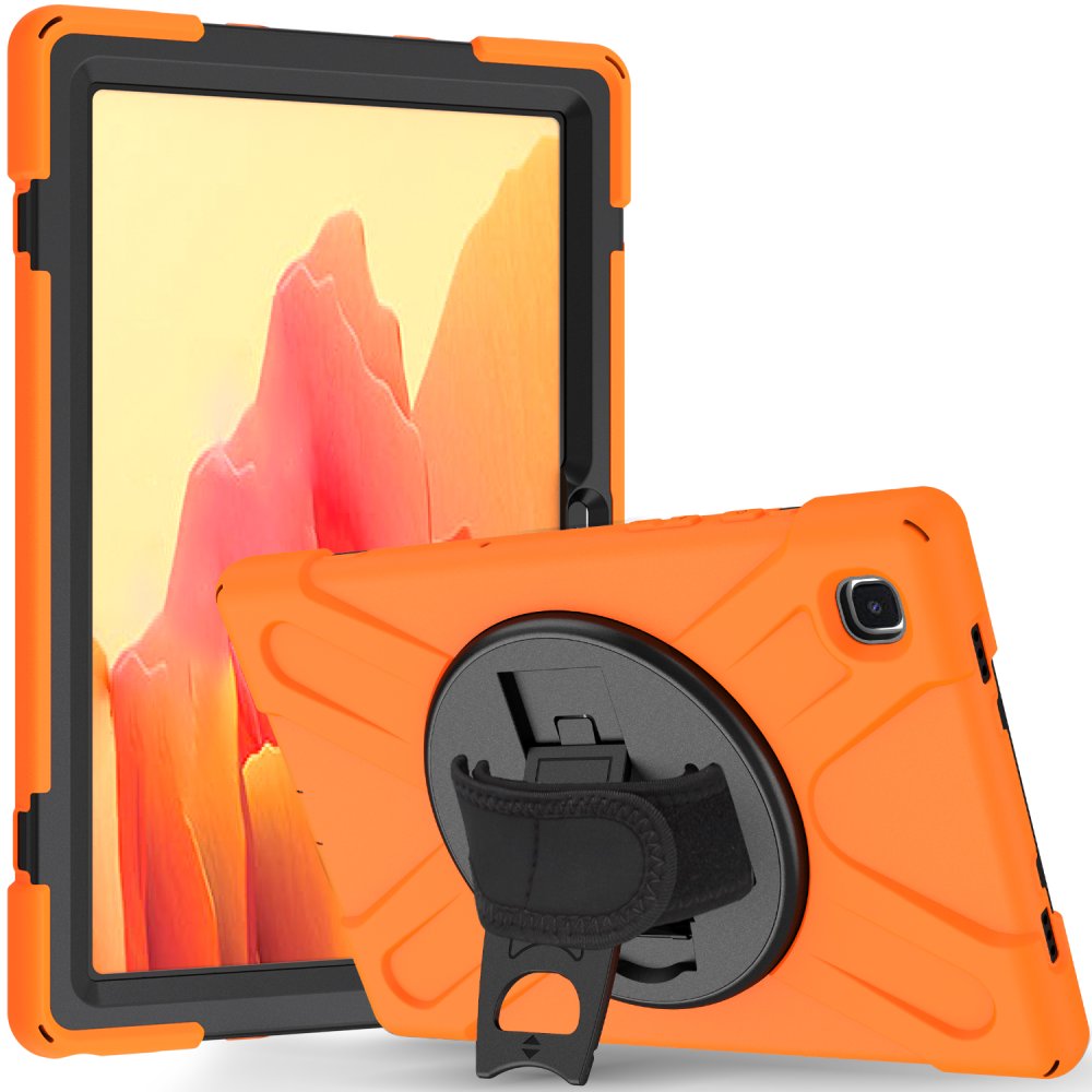  Samsung Galaxy T220 Tab A7 Lite 8.7 Kılıf Amazing Tablet Kapak - Turuncu