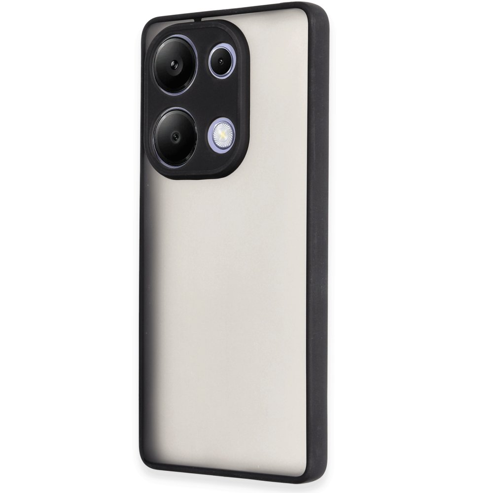 Redmi Note 13 Pro 4G Kılıf Montreal Silikon Kapak - Siyah