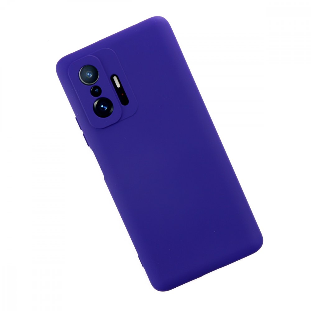  Xiaomi Mi 11T Kılıf Nano içi Kadife Silikon - Mor