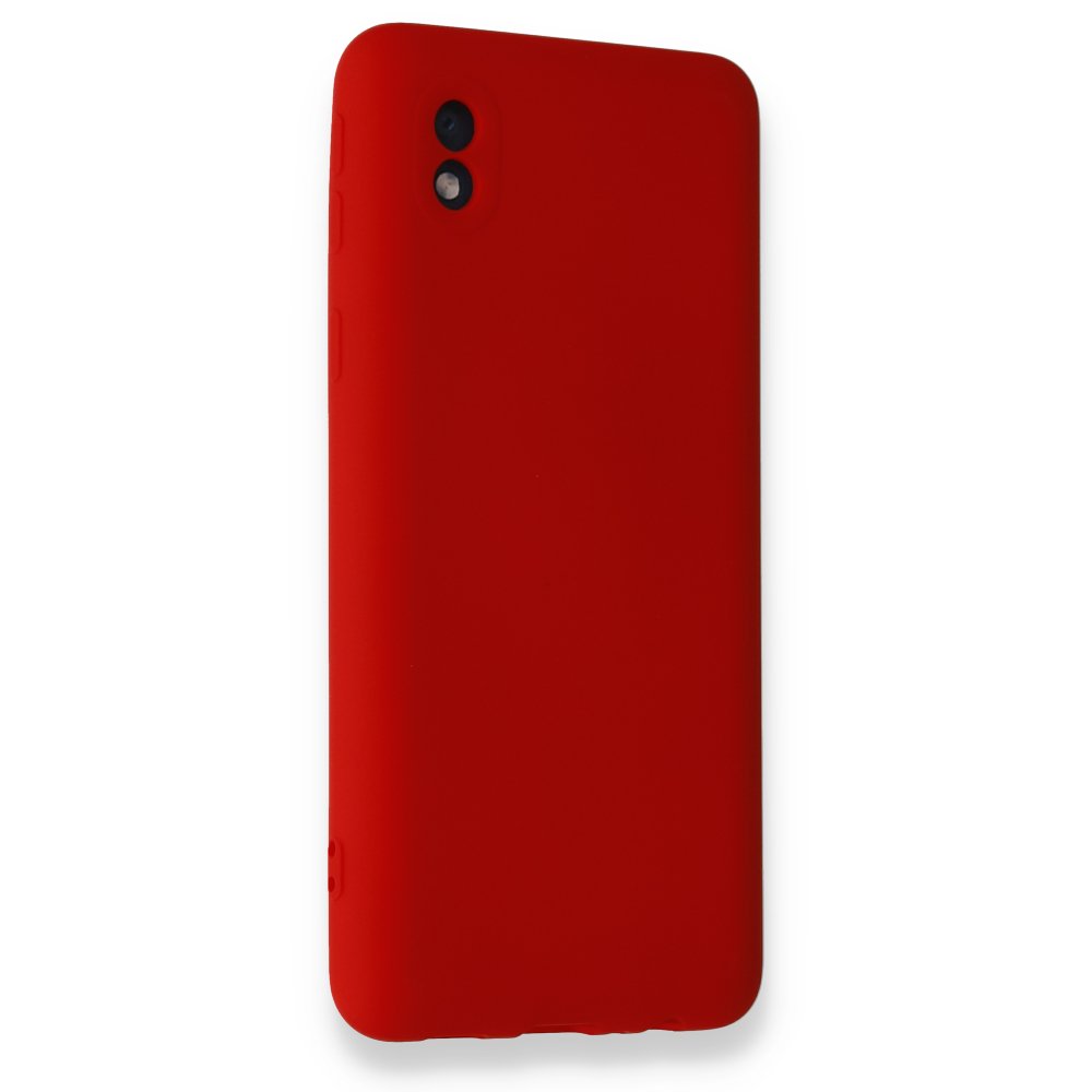  Samsung Galaxy A01 Core Kılıf Nano içi Kadife Silikon - Kırmızı