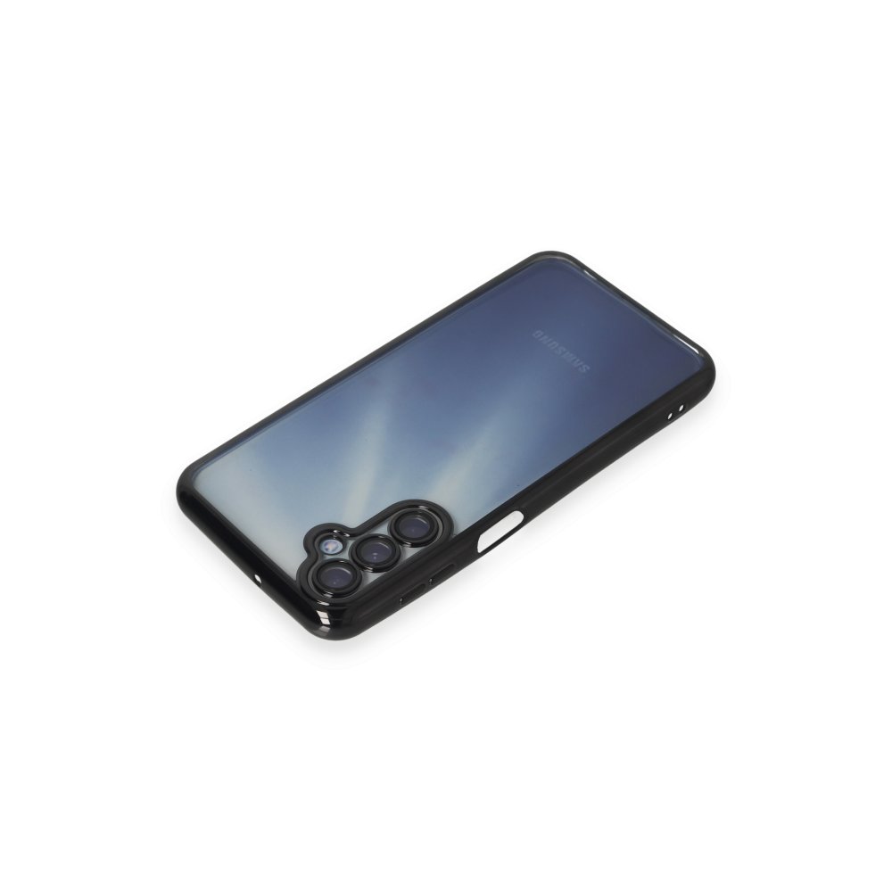  Samsung Galaxy A25 5G Kılıf Razer Lensli Silikon - Siyah