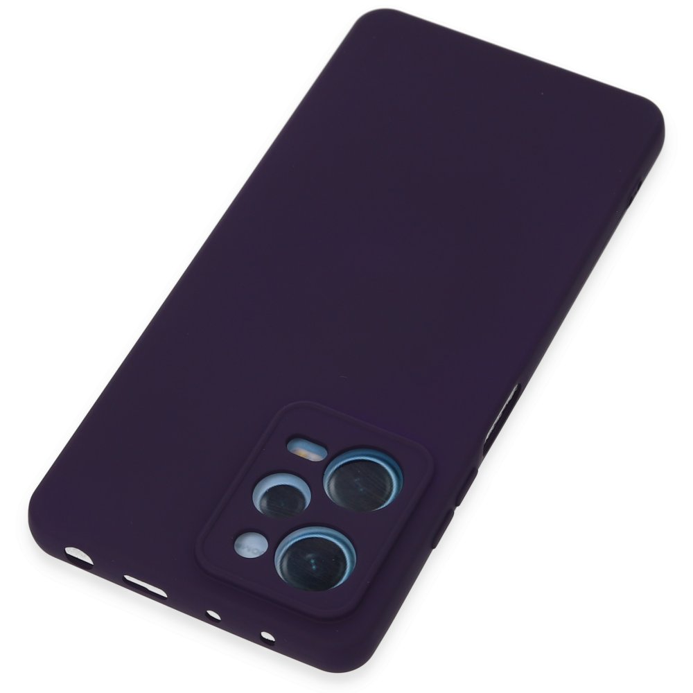 Xiaomi Poco X5 5G Kılıf Nano içi Kadife Silikon - Mor Xiaomi Poco X5 5G Kılıf Nano içi Kadife Silikon - Mor