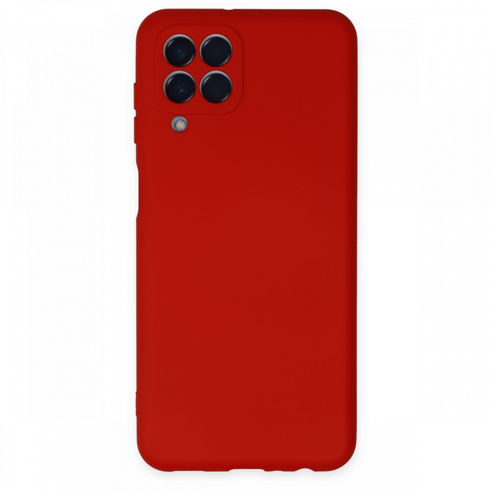  Samsung Galaxy M33 Kılıf Nano içi Kadife Silikon - Kırmızı