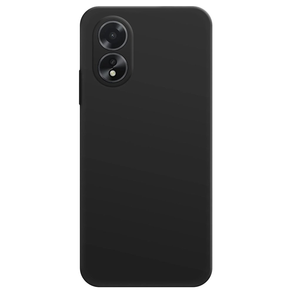  Oppo A38 Kılıf First Silikon - Siyah