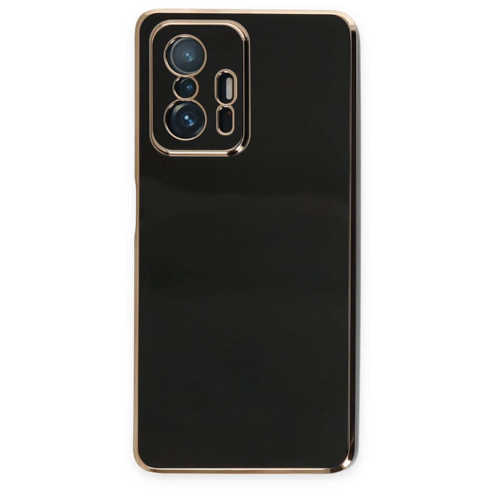  Xiaomi Mi 11T Pro Kılıf Volet Silikon - Siyah