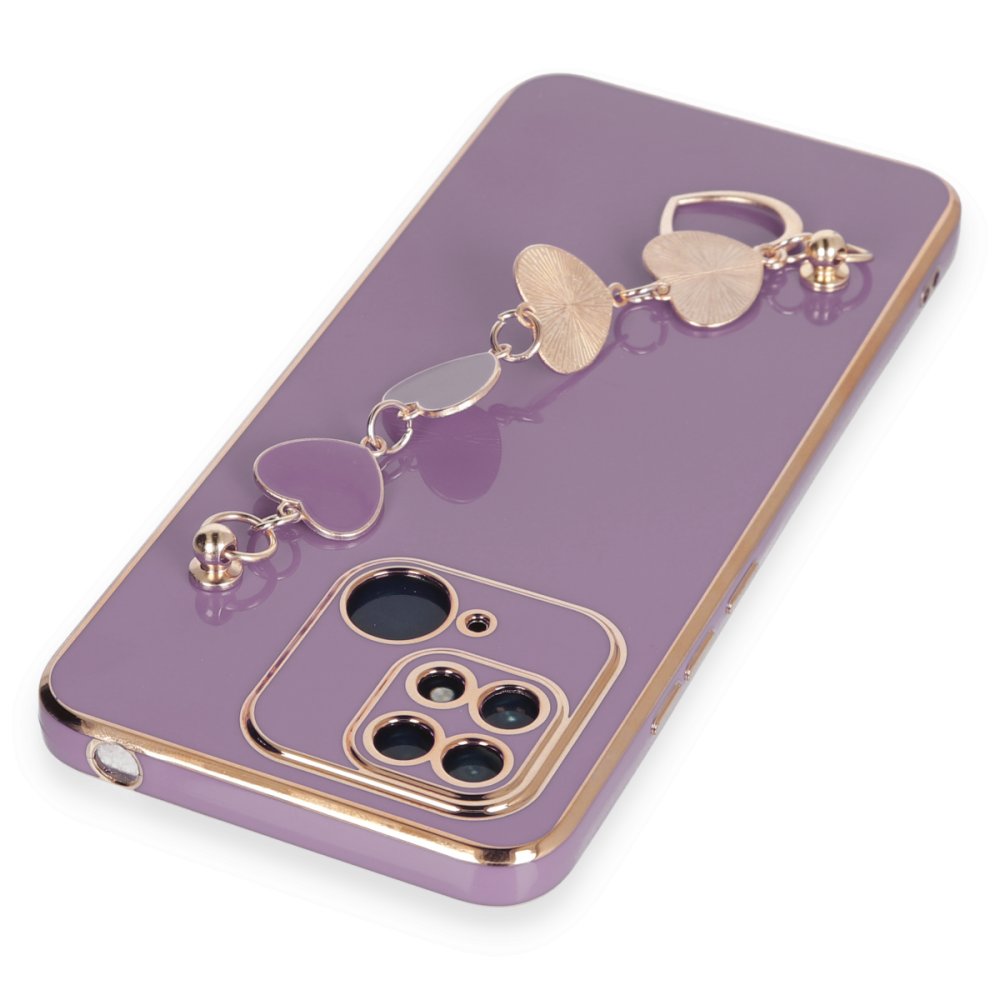 Xiaomi Poco C40 Kılıf Esila Silikon - Mor Xiaomi Poco C40 Kılıf Esila Silikon - Mor