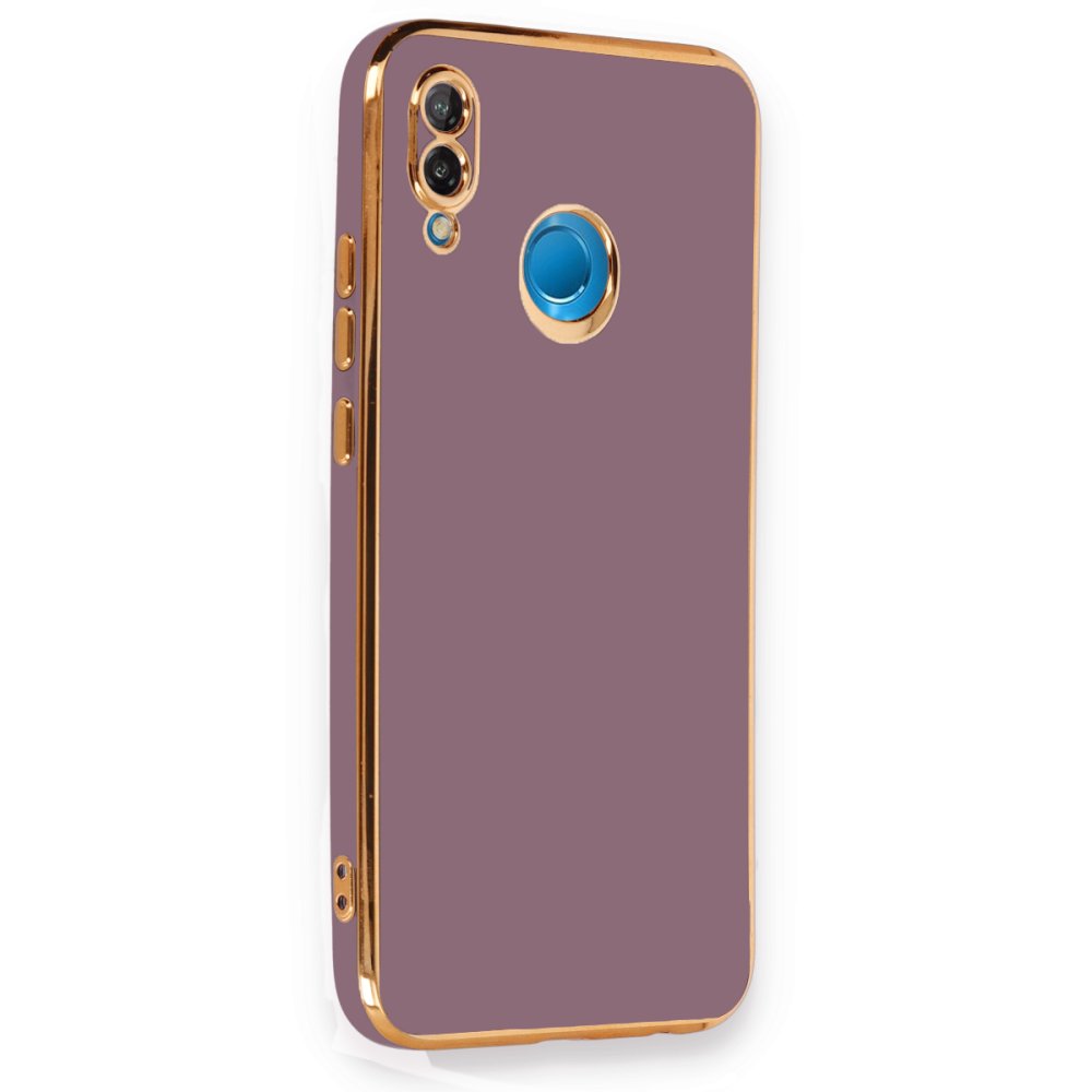 Huawei P20 Lite Kılıf Volet Silikon - Mor Huawei P20 Lite Kılıf Volet Silikon - Mor