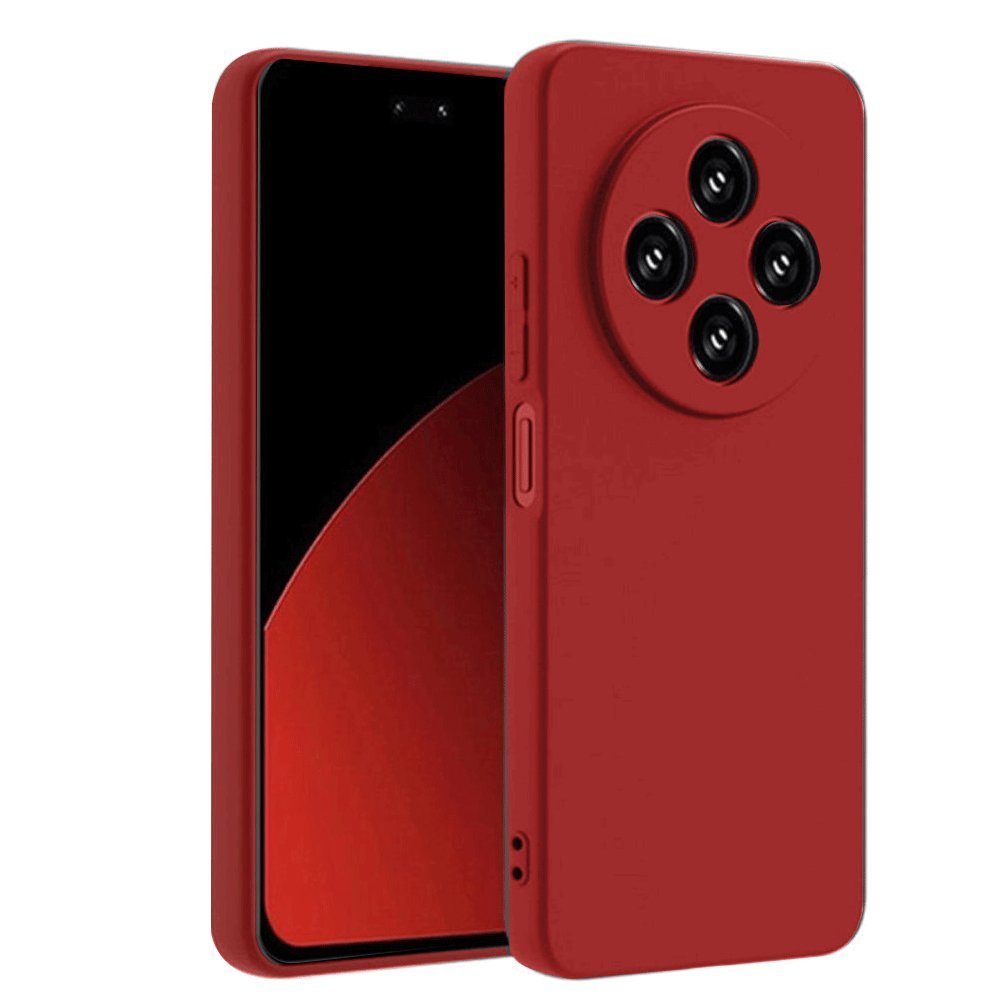 Redmi 14C Kılıf Nano içi Kadife Silikon - Kırmızı Redmi 14C Kılıf Nano içi Kadife Silikon - Kırmızı