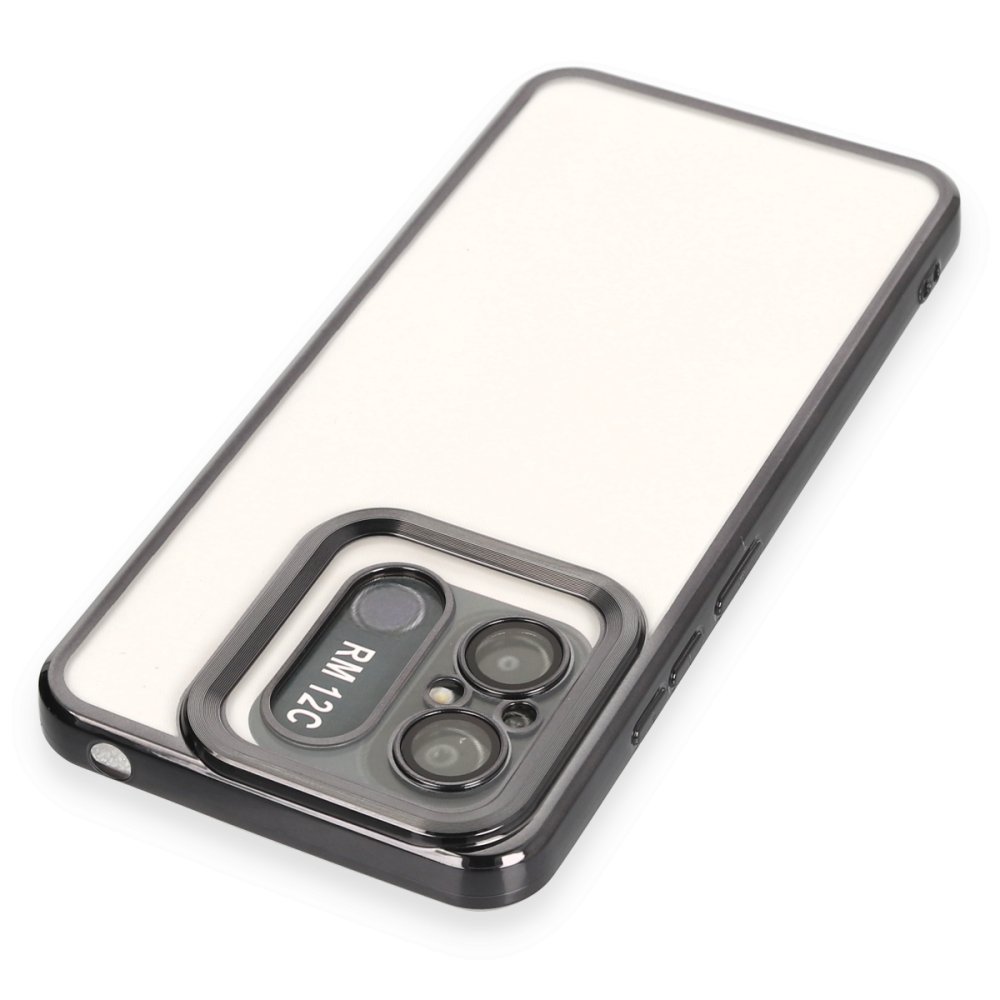 Redmi 12C Kılıf Slot Silikon - Siyah Redmi 12C Kılıf Slot Silikon - Siyah