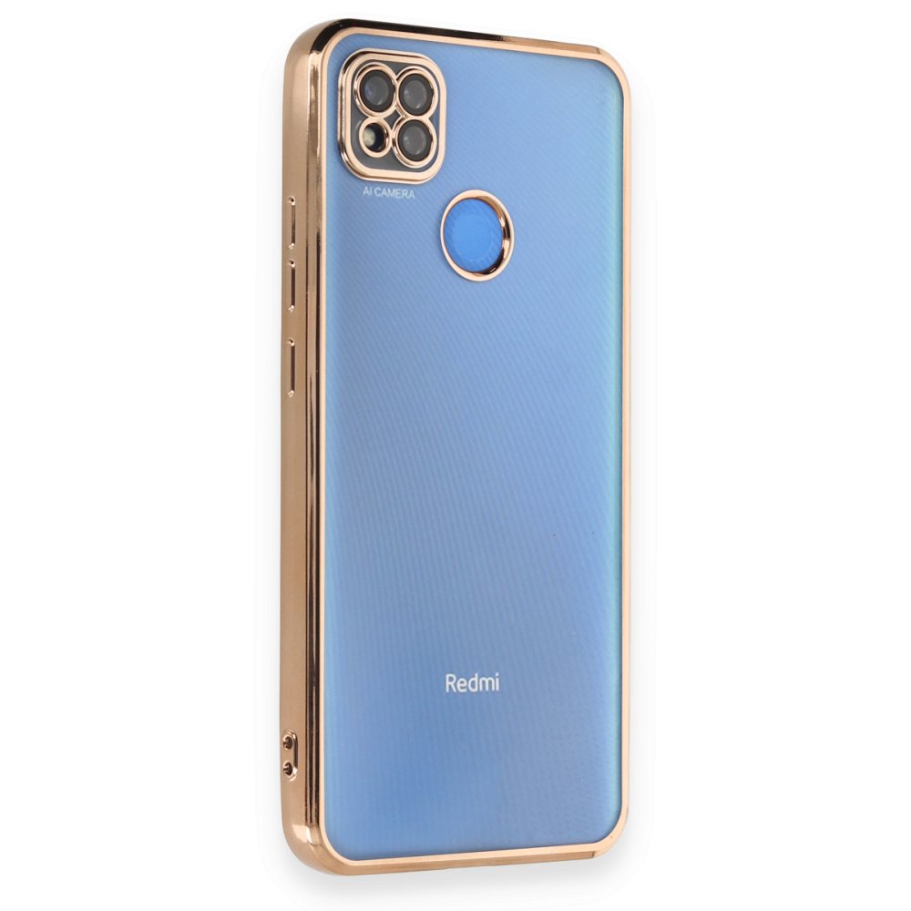 Redmi 9C Kılıf Razer Lensli Silikon - Gold