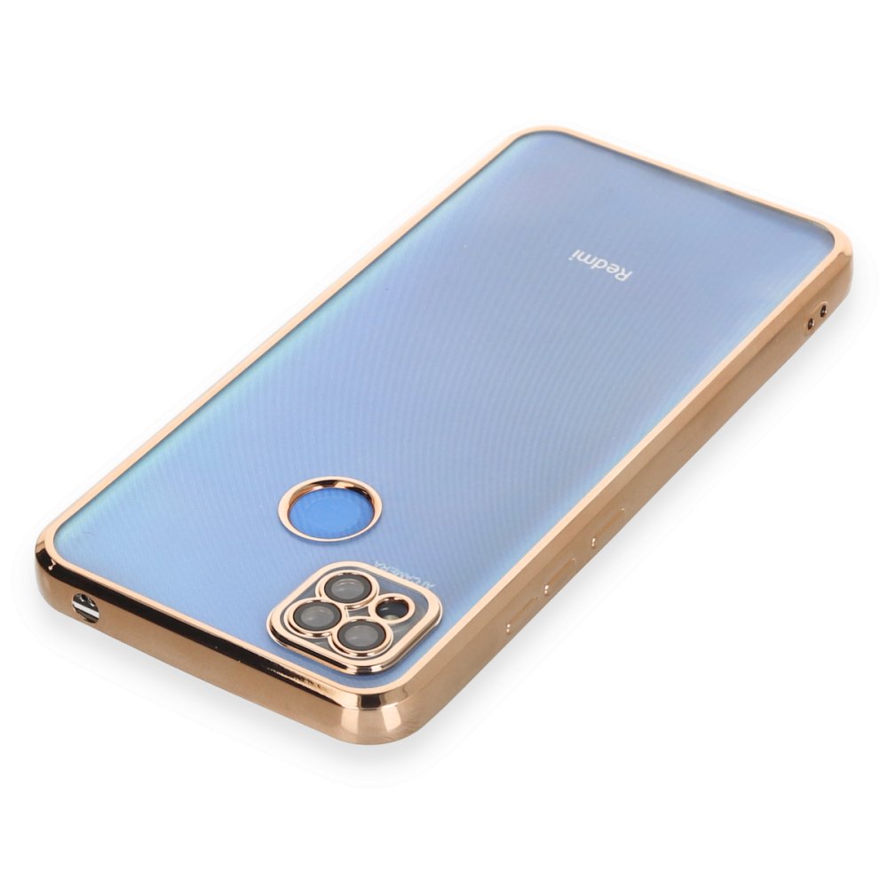 Redmi 9C Kılıf Razer Lensli Silikon - Gold