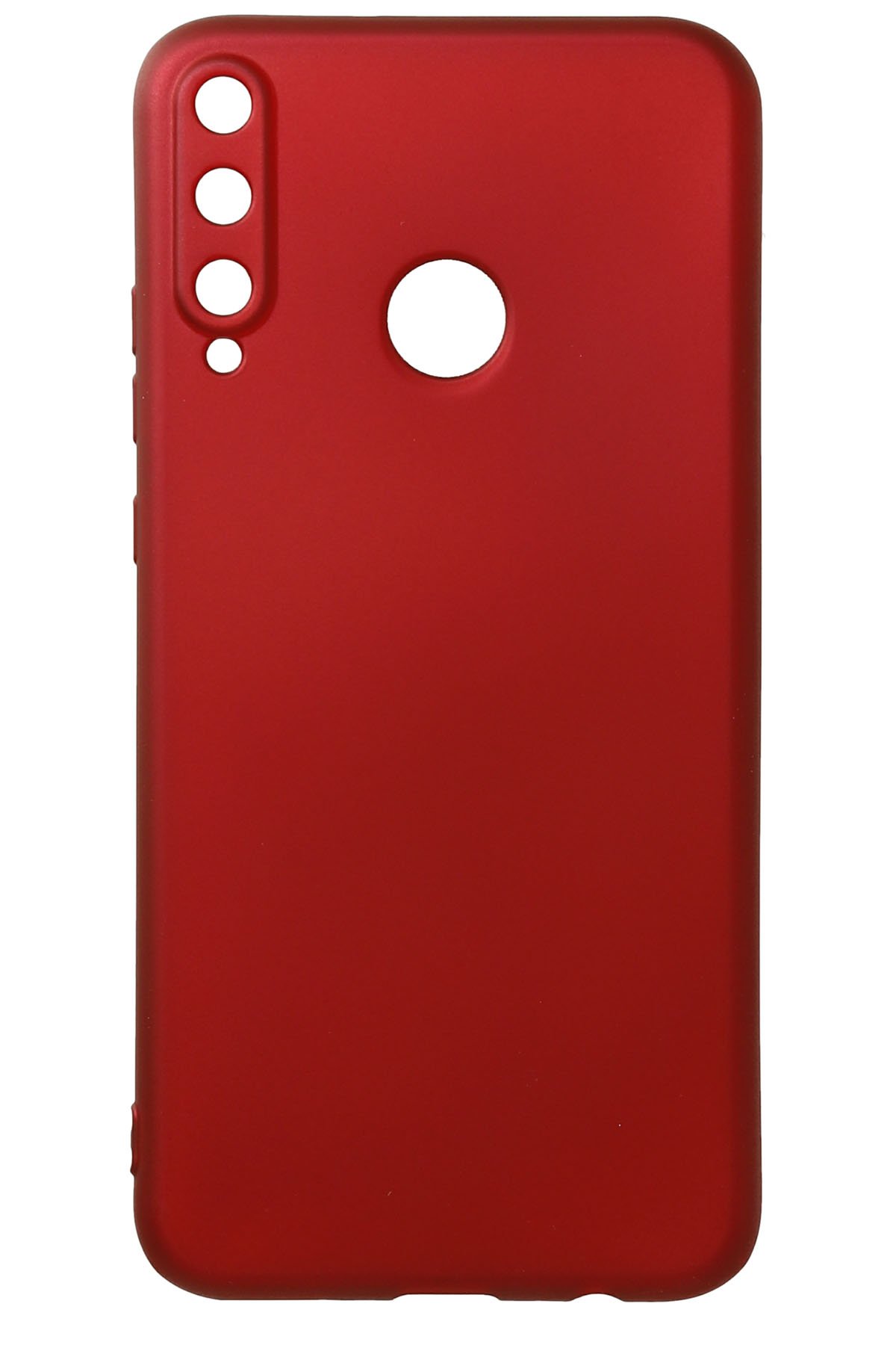 Huawei P40 Lite E Kılıf First Silikon - Bordo  Huawei P40 Lite E Kılıf First Silikon - Bordo