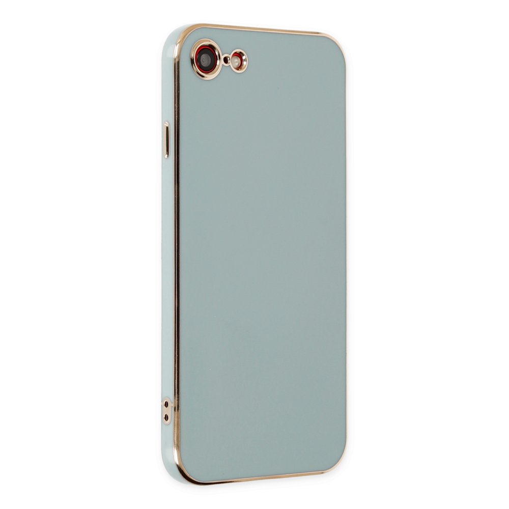  iPhone 8 Kılıf Volet Silikon - Açık Yeşil