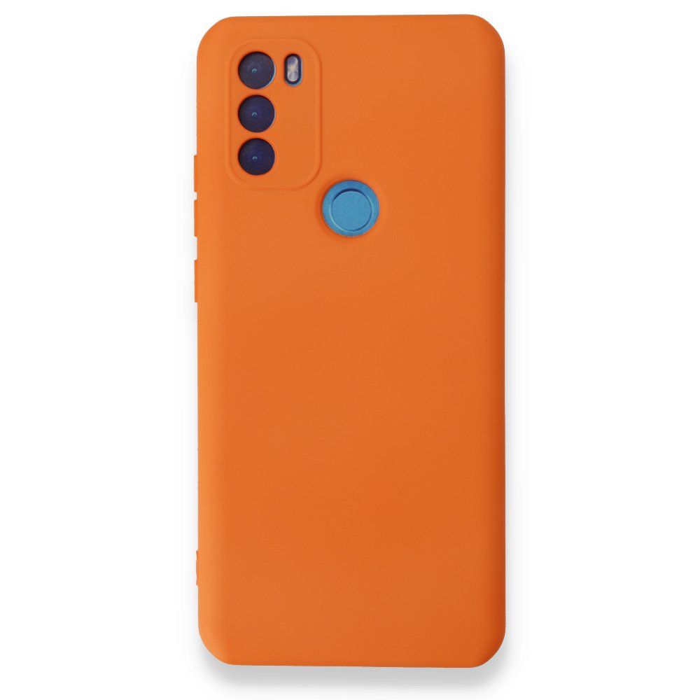  General Mobile GM 21 Plus Kılıf Nano içi Kadife Silikon - Turuncu