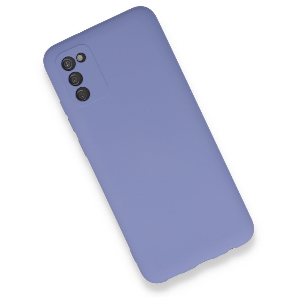  Samsung Galaxy A03S Kılıf Nano içi Kadife Silikon - Lila