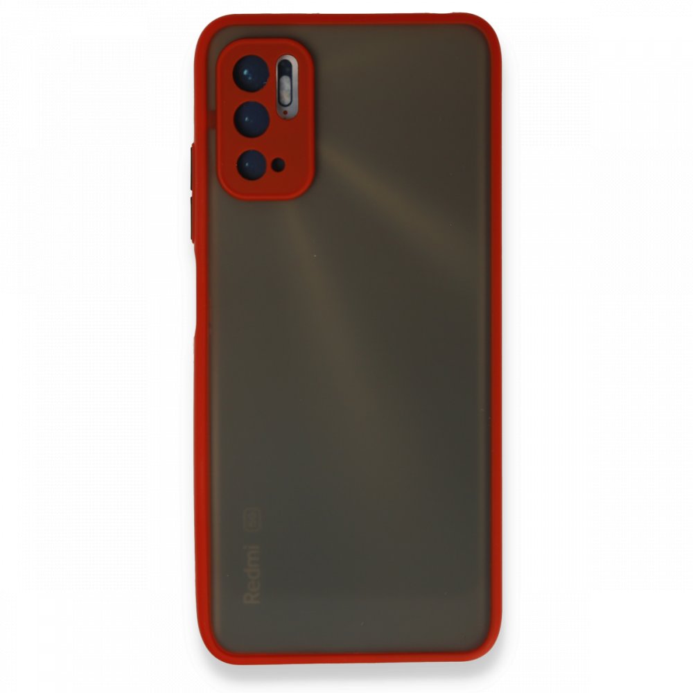  Xiaomi Poco M3 Pro Kılıf Montreal Silikon Kapak - Kırmızı