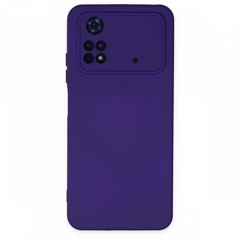  Xiaomi Poco M4 Pro 4G Kılıf Nano içi Kadife Silikon - Mor