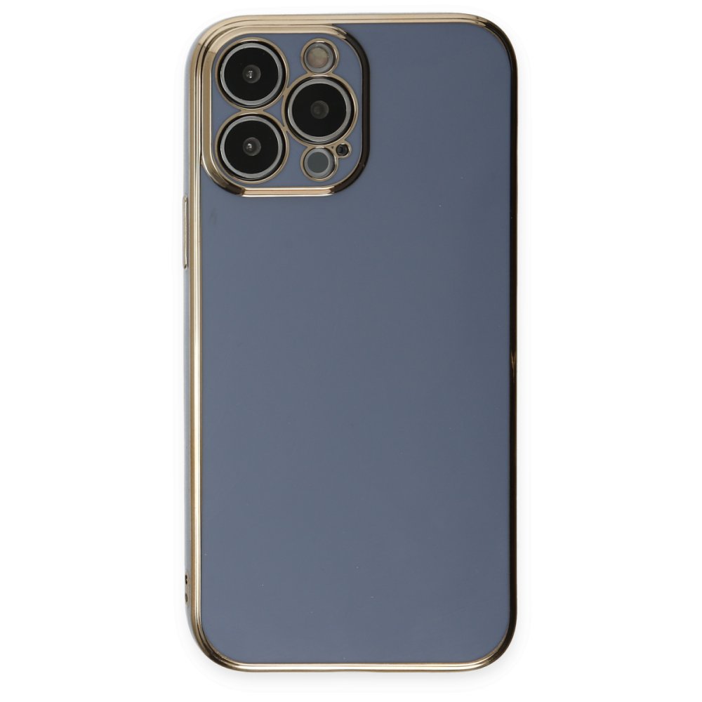  iPhone 14 Pro Kılıf Volet Silikon - Mavi