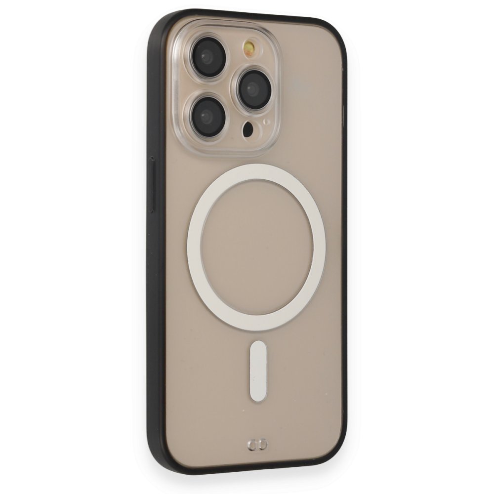 iPhone 14 Pro Kılıf Grand Magneticsafe Kapak - Siyah  iPhone 14 Pro Kılıf Grand Magneticsafe Kapak - Siyah