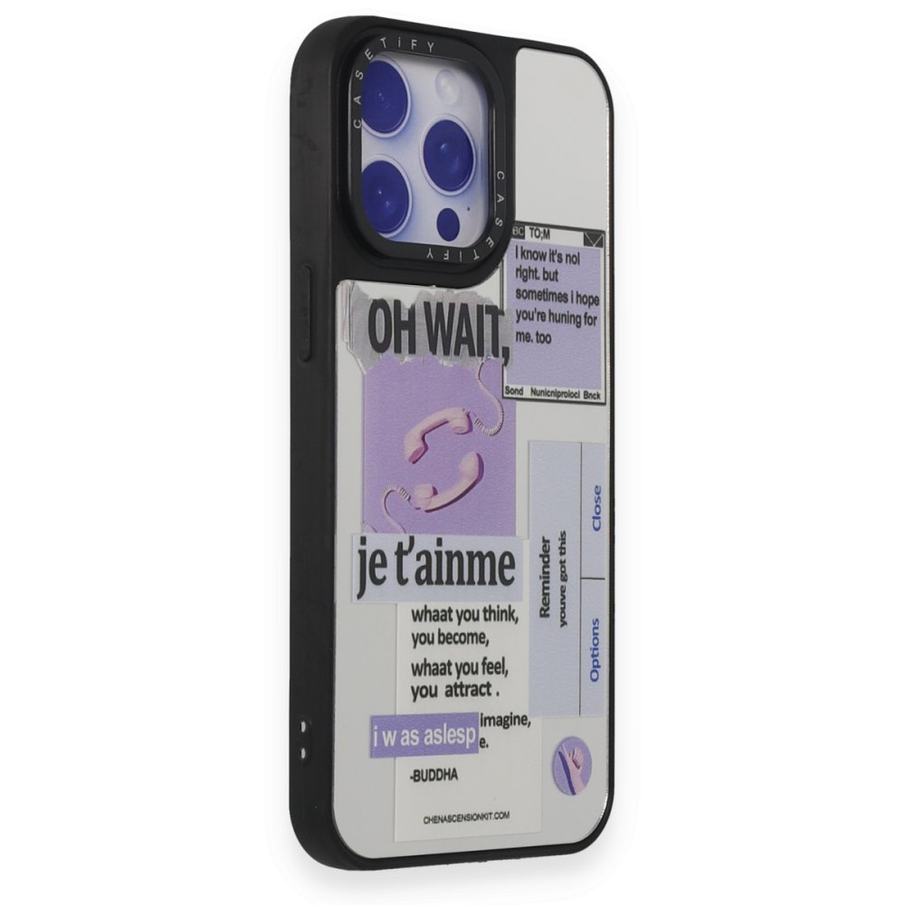  iPhone 15 Pro Kılıf Mirror Desenli Kapak - Mirror - 4