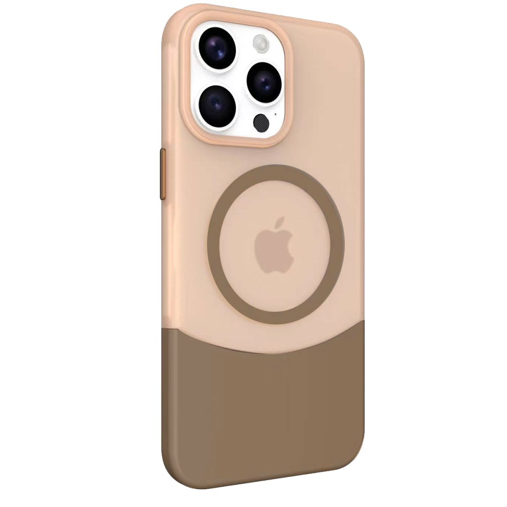 Joko iPhone 15 Pro PC Suit Magsafe Kapak - Kahverengi Joko iPhone 15 Pro PC Suit Magsafe Kapak - Kahverengi