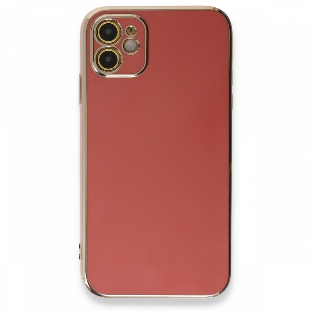  iPhone 11 Kılıf Volet Silikon - Kırmızı