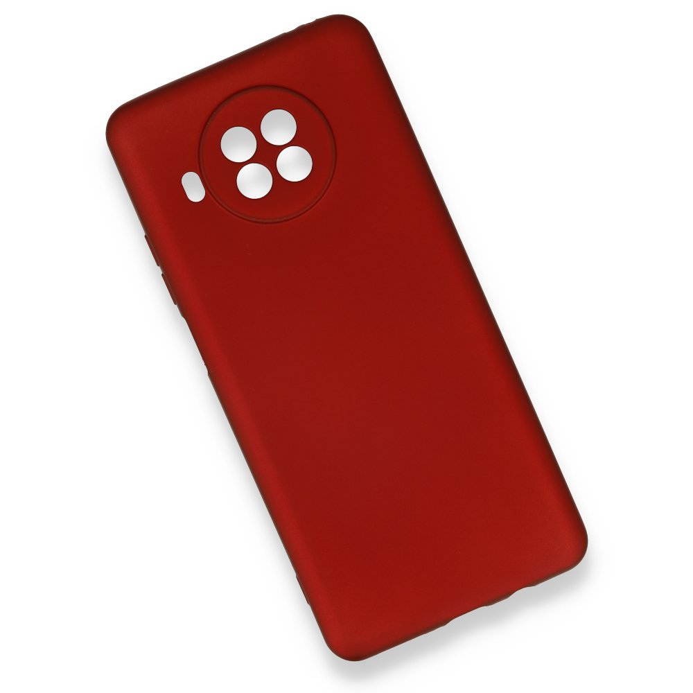 Xiaomi Mi 10T Lite Kılıf First Silikon - Bordo  Xiaomi Mi 10T Lite Kılıf First Silikon - Bordo