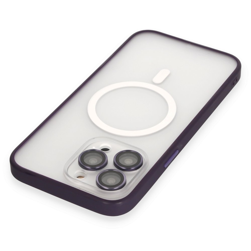Joko iPhone 14 Pro Max Kılıf Martin Lens Magneticsafe Kapak - Derin Mor Joko iPhone 14 Pro Max Kılıf Martin Lens Magneticsafe Kapak - Derin Mor