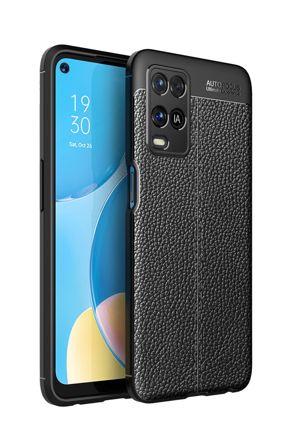 Oppo A54 4G Kılıf Auto Focus Kapak - Siyah Oppo A54 4G Kılıf Auto Focus Kapak - Siyah