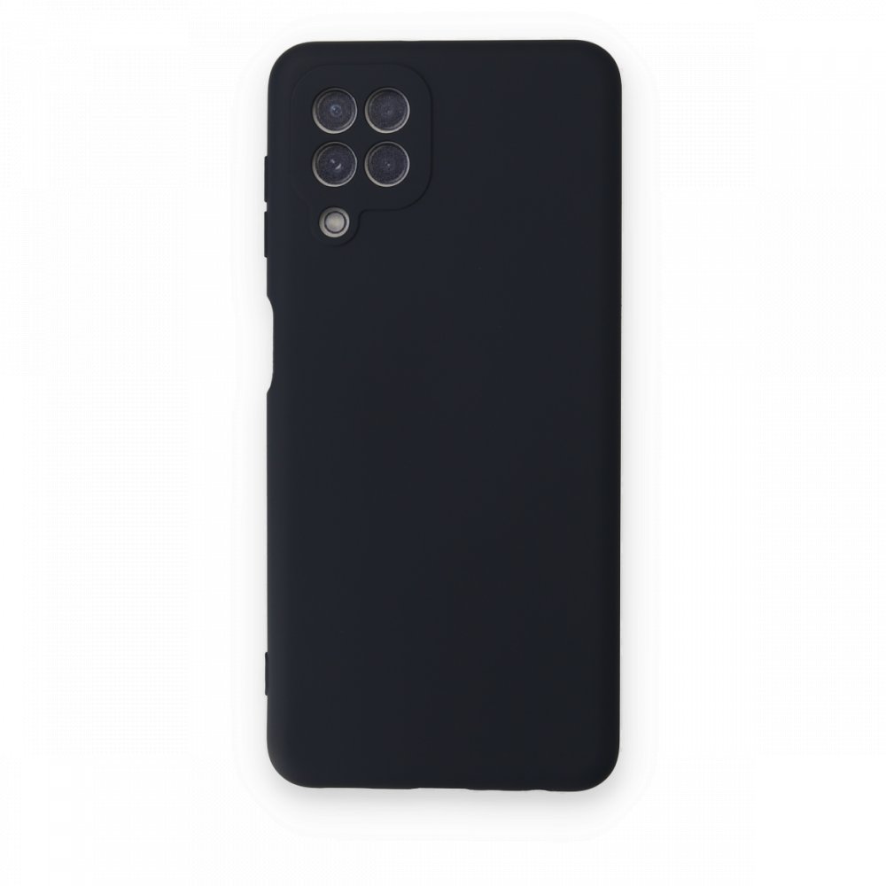  Samsung Galaxy M22 Kılıf Nano içi Kadife Silikon - Lacivert