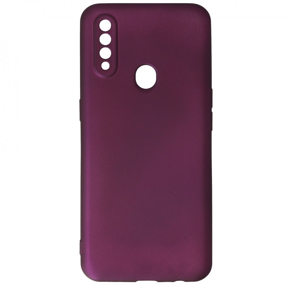  Oppo A31 Kılıf First Silikon - Mürdüm