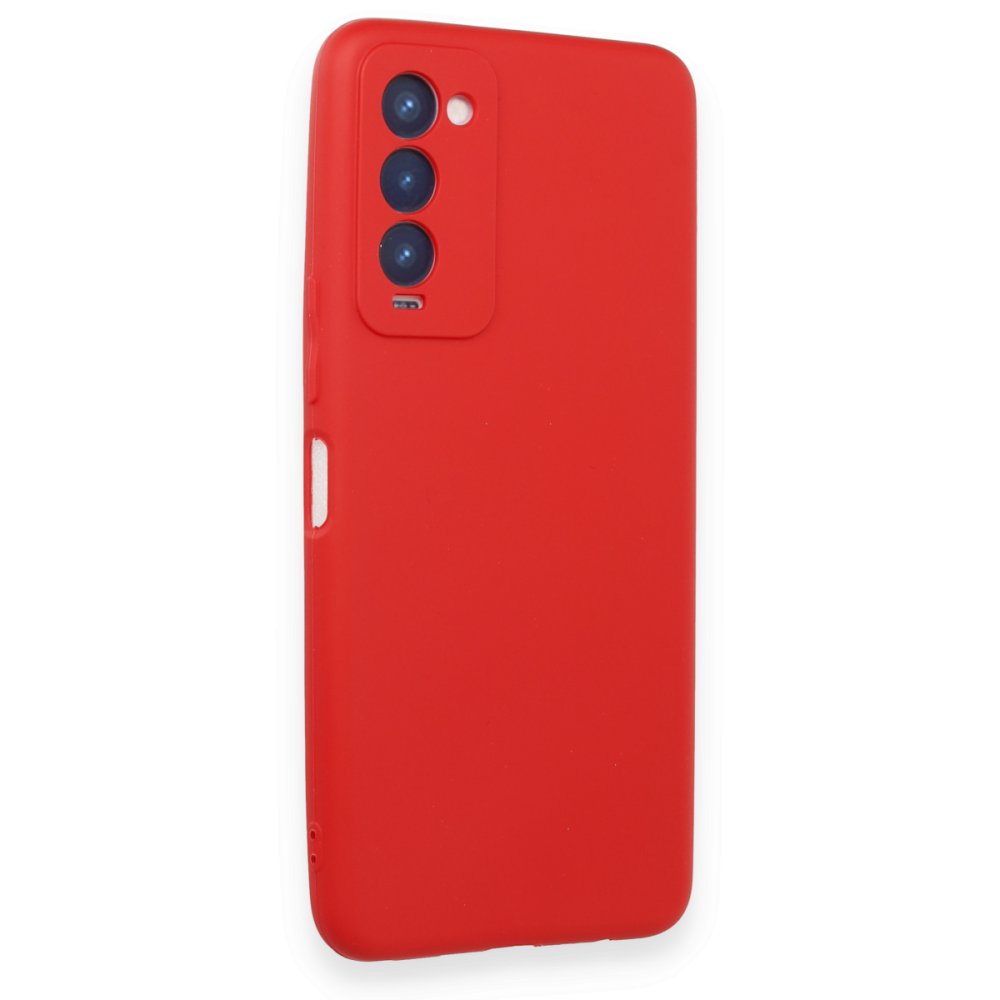 Tecno Camon 18T Kılıf First Silikon - Kırmızı Tecno Camon 18T Kılıf First Silikon - Kırmızı