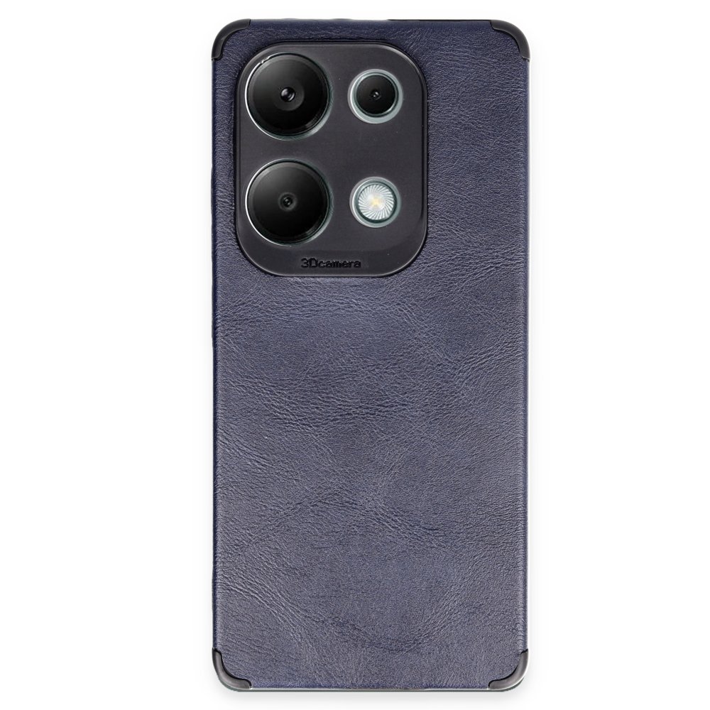 Redmi Note 13 4G Kılıf Loop Deri Silikon - Lacivert