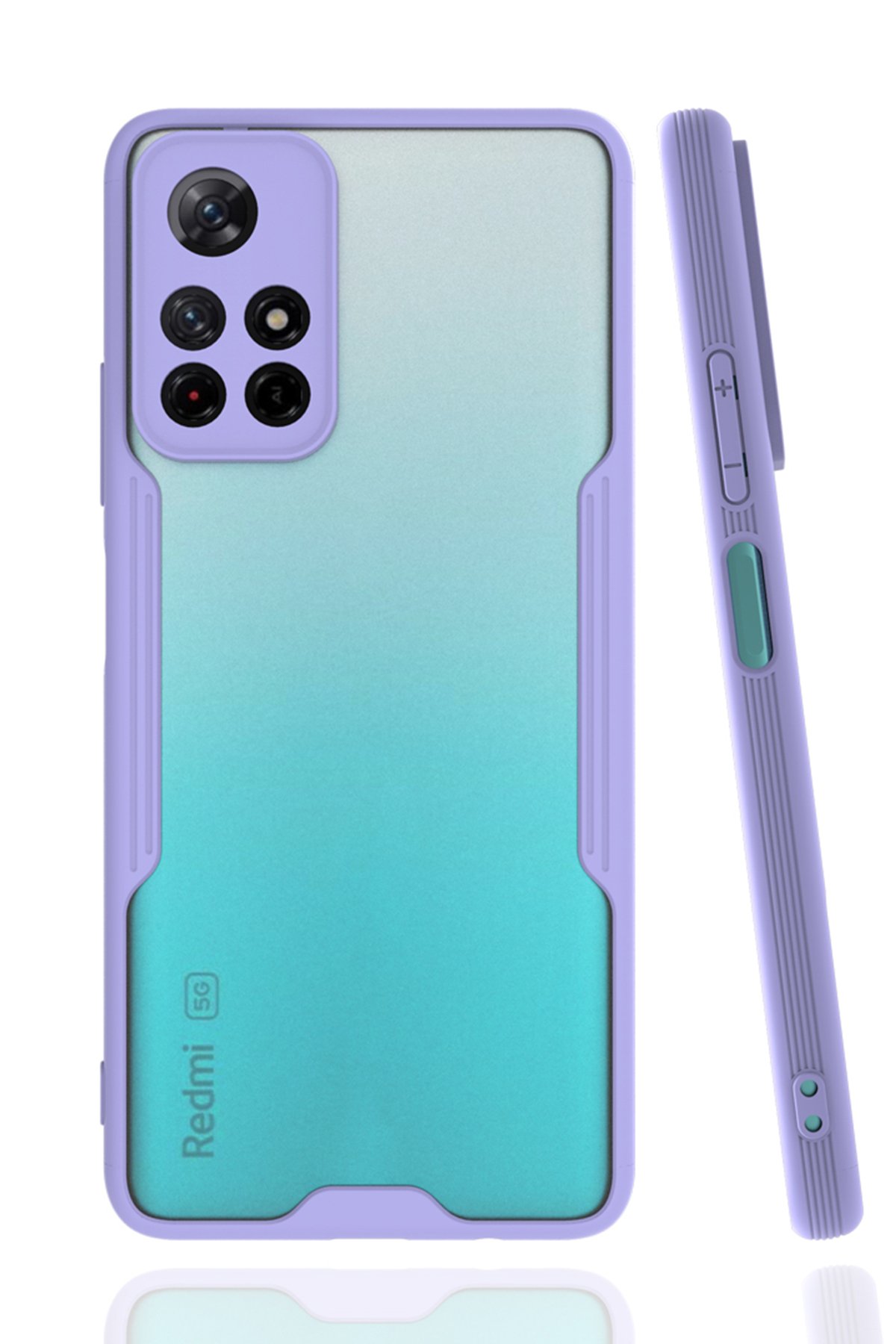 Xiaomi Poco M4 Pro 5G Kılıf Platin Silikon - Lila
