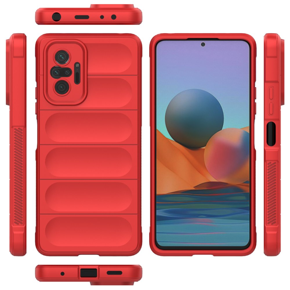 Redmi Note 10 Pro Kılıf Optimum Silikon - Kırmızı